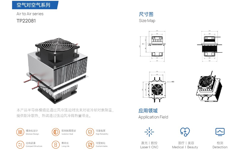 溫控散熱風扇應用